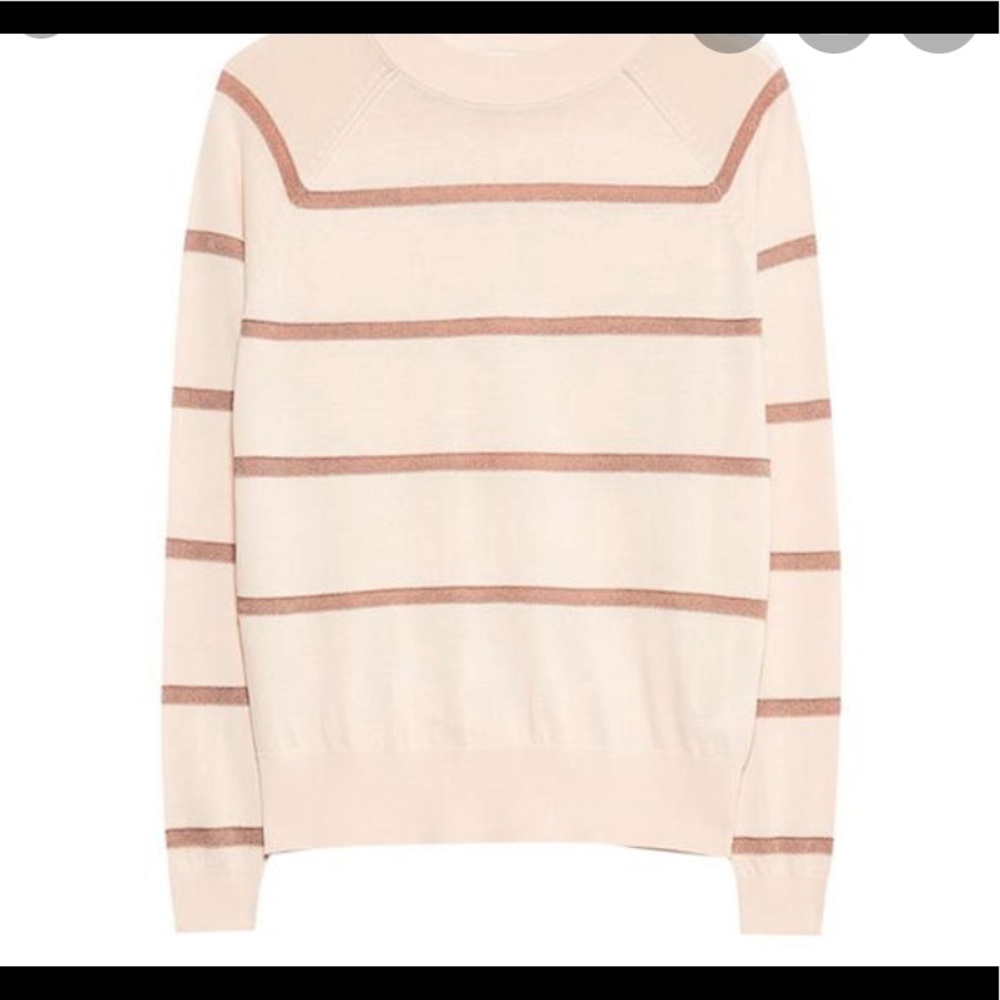 Eston Metallic Cable Crew Pink